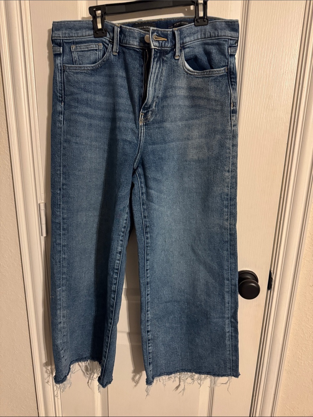 Banana Republic Premium Denim Raw-Hem Jeans Sz 30